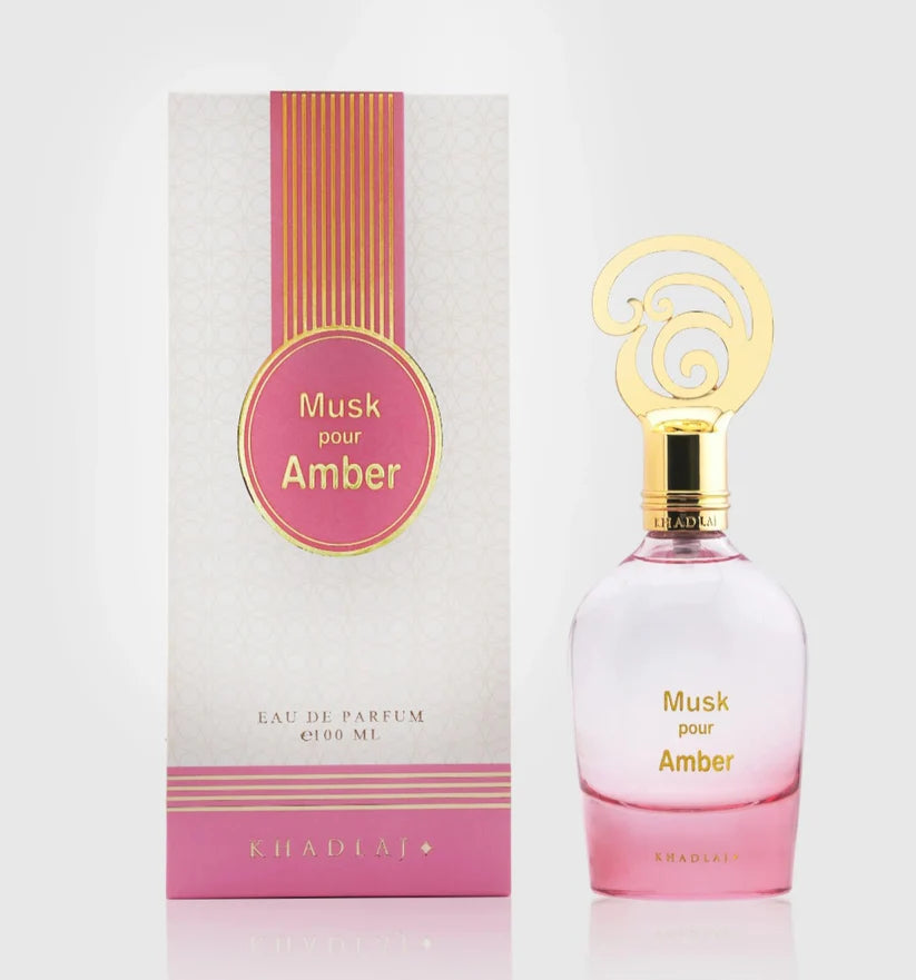 MUSK POUR AMBER BY KHADLAJ 100 ML EDP SPRAY