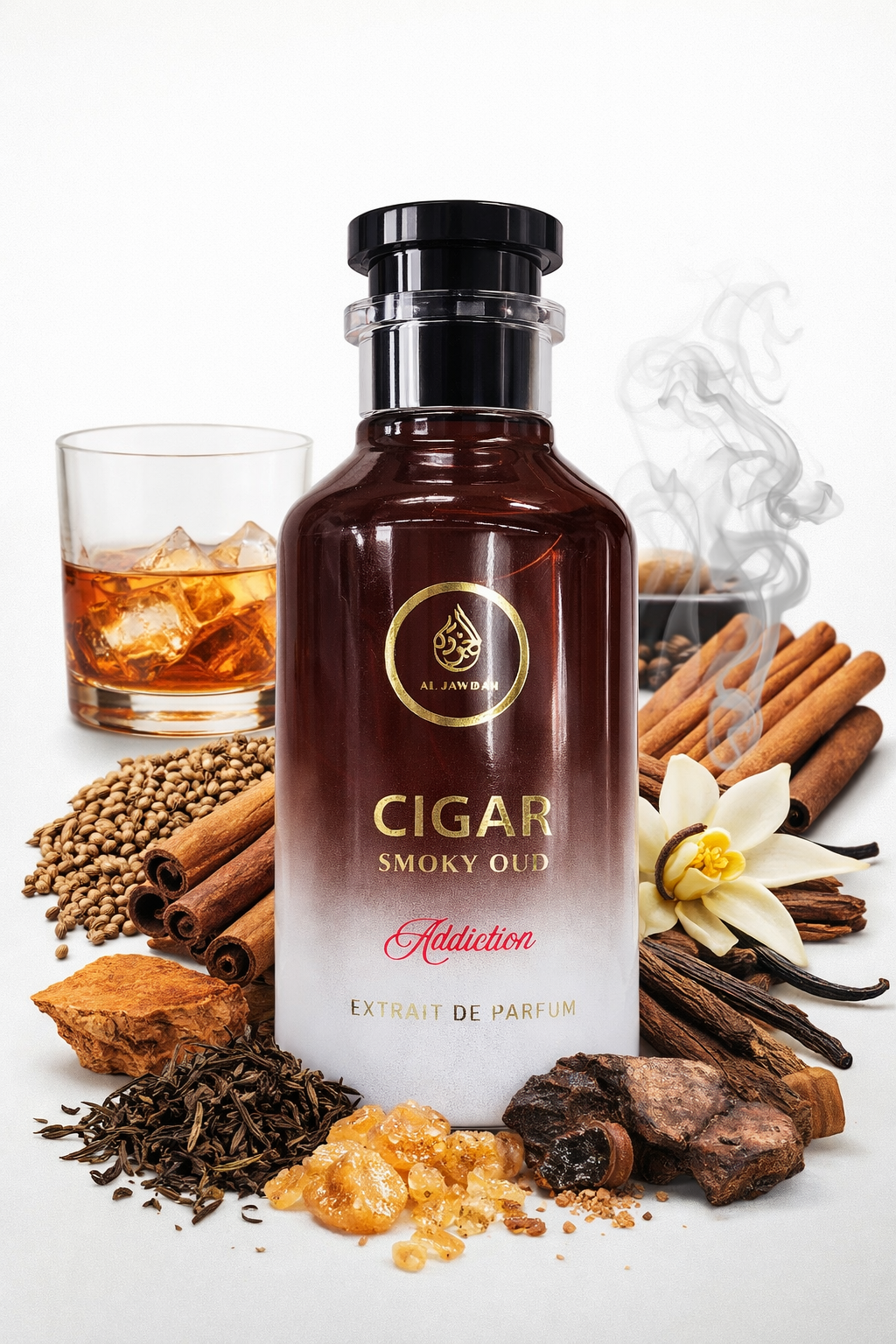 Cigar Smoky Oud - Extrait de parfum by Al Jawdah 80 ML