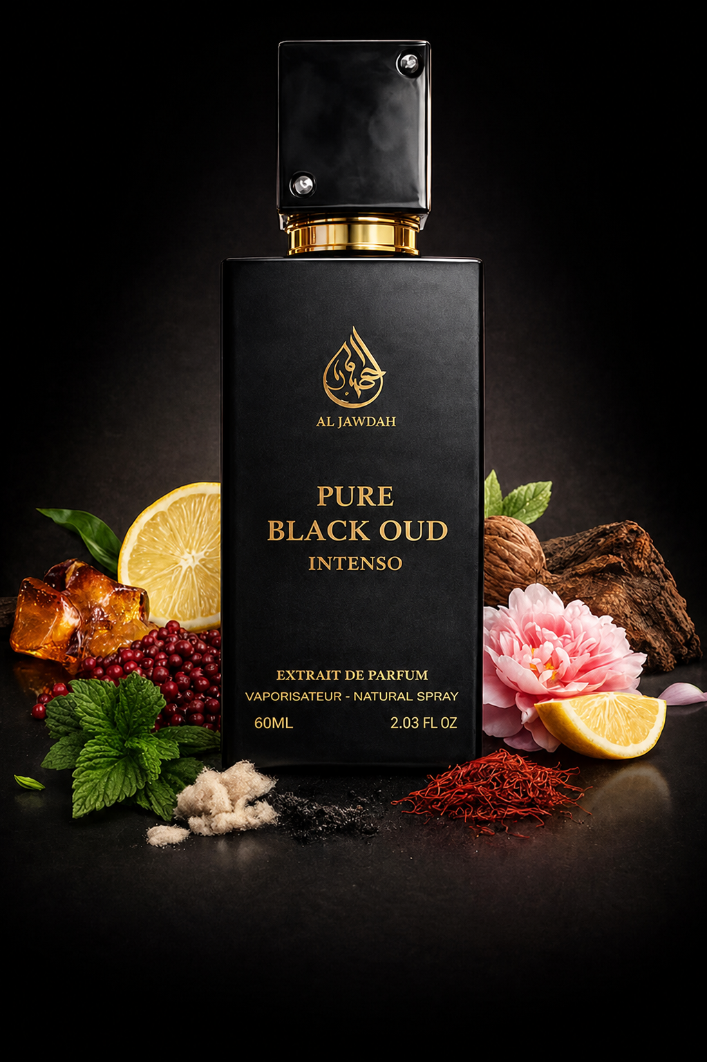 Pure Black Oud Intenso - Extrait de parfum by Al Jawdah 60 ML