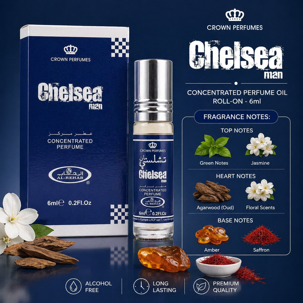 Chelsea Roll-on by Al Rehab - 6 ML